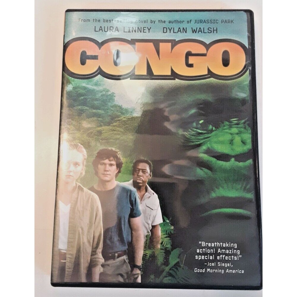 Congo DVD Action/Adventure Laura Linney Dylan Walsh Great Special Effects 1995
